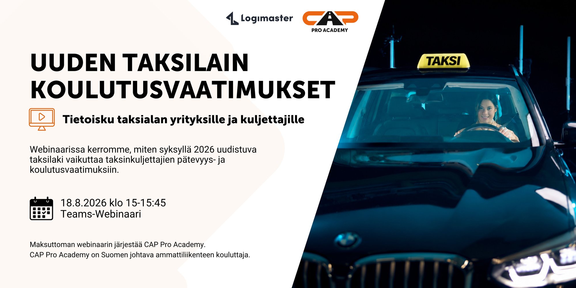 Taksi tietoisku webinaari banneri CAPPA x LM